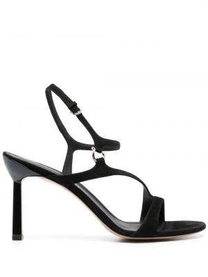 Zamšādas sandales Ferragamo melns