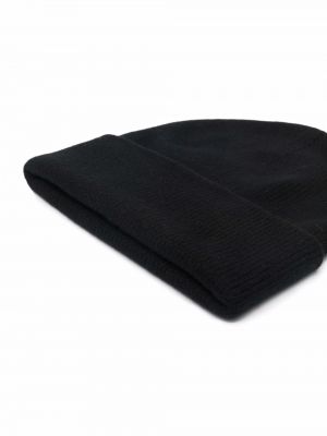 Dzianinowa czapka z kaszmiru Khaite czarna
