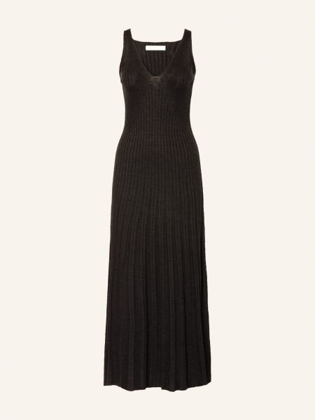 Dzianinowa sukienka długa Inwear czarna
