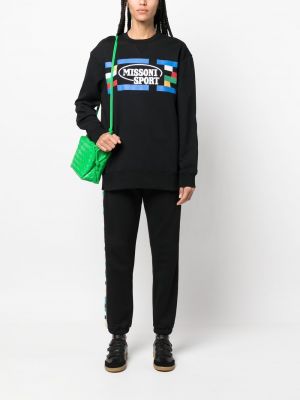 Sweatshirt aus baumwoll mit print Missoni schwarz