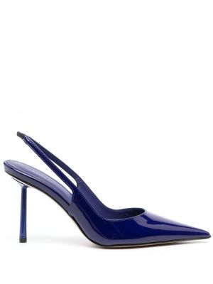 Полуотворени обувки с отворена пета Le Silla синьо