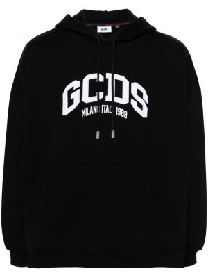 Pamučna hoodie s kapuljačom s vezom Gcds