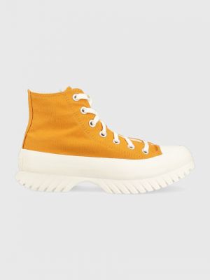 Pantofi cu stele Converse galben
