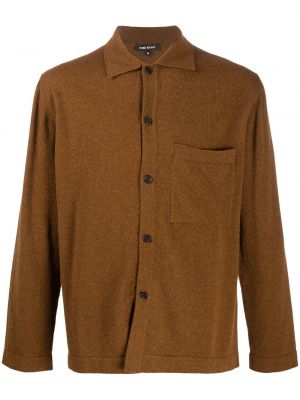 Camisa con botones Evan Kinori marrón