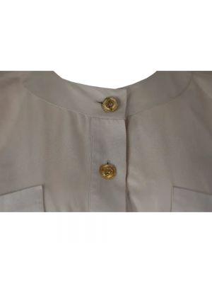 Vestido con botones plisado Chanel Vintage