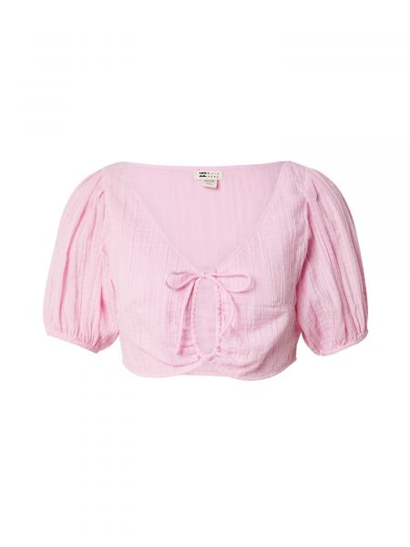 Bluză cu motiv cu inimi Billabong roz