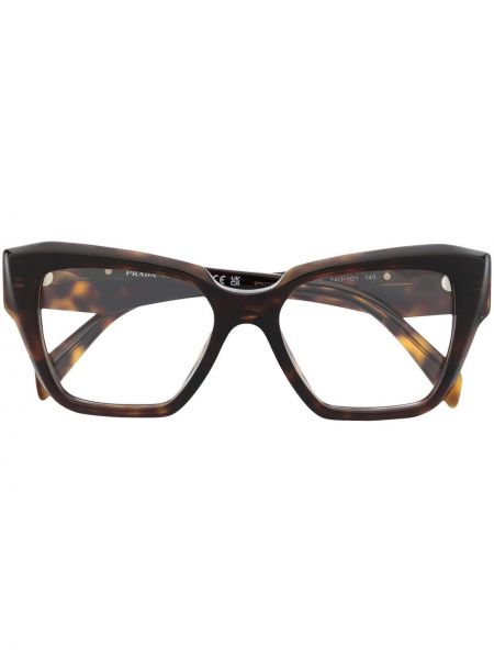 Brýle Prada Eyewear hnědé