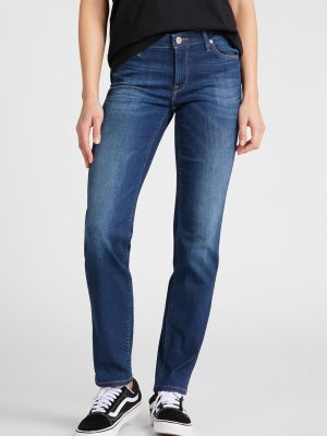 Классические прямые джинсы Lee синие