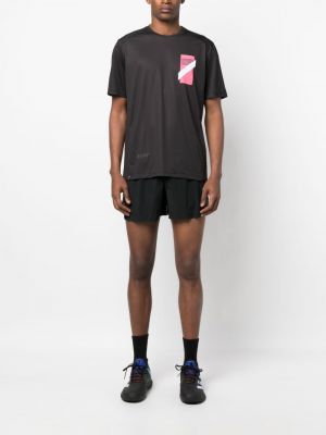 Shorts de sport à imprimé Soar noir