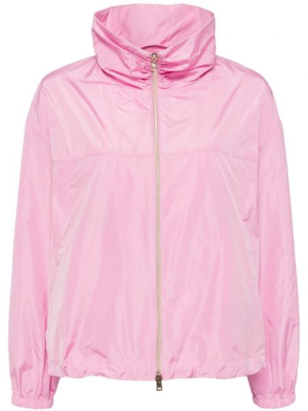 Lagana jakna s patentnim zatvaračem Herno ružičasta
