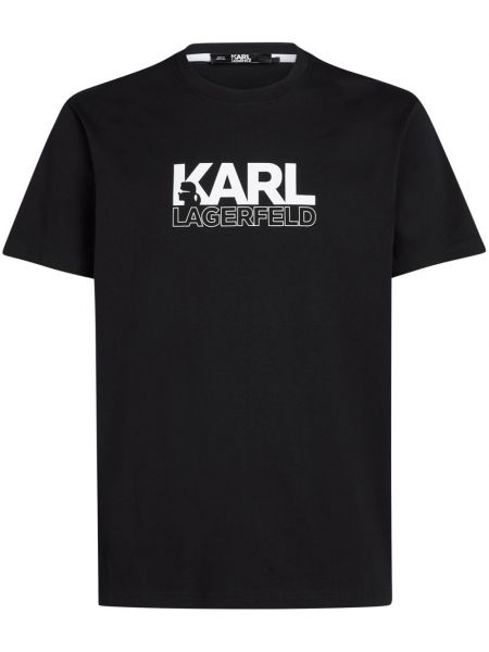 T-shirt Karl Lagerfeld sort