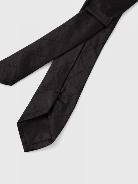Шелковый галстук Calvin Klein черный