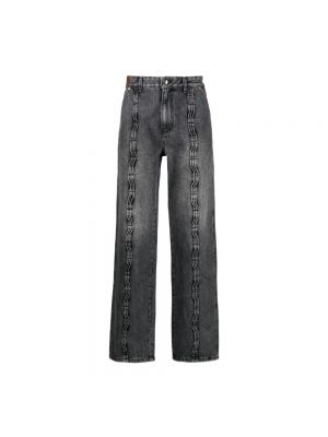 Jeans mit plisseefalten Andersson Bell schwarz