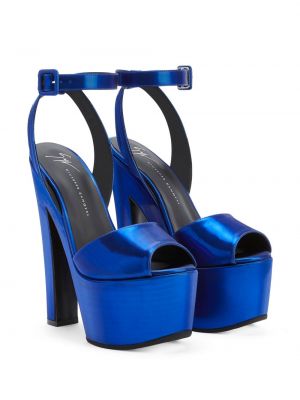 Sandales à plateforme Giuseppe Zanotti bleu