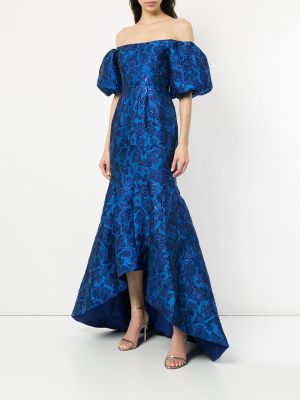 Modré večerní šaty Bambah