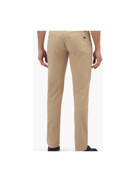 Pantalones chinos de algodón con bolsillos Brooks Brothers beige