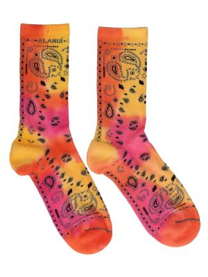 Чорапи от шифон Alanui оранжево