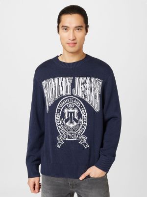 Пуловер Tommy Jeans бяло