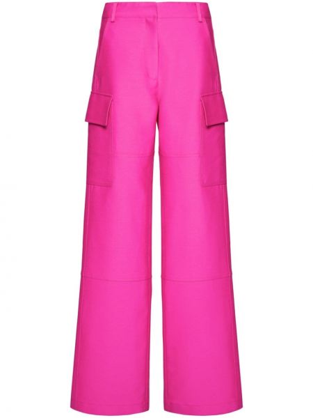 Pantaloni cargo Valentino Garavani roz