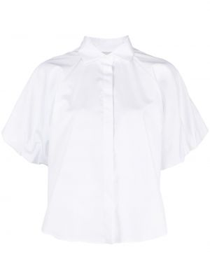 T-shirt en coton avec manches courtes Mazzarelli blanc
