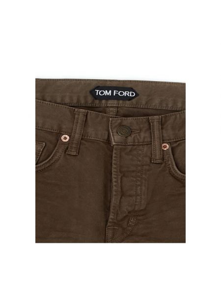Pantalones rectos Tom Ford marrón