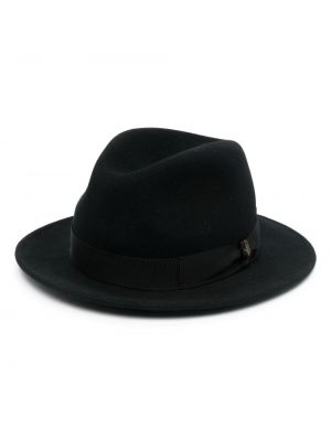 Plstěná čiapka Borsalino čierna