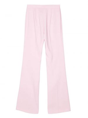 Pantalon taille haute en crêpe Pinko rose