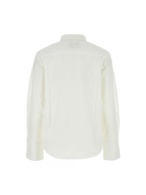 Blusa de algodón A.p.c. blanco
