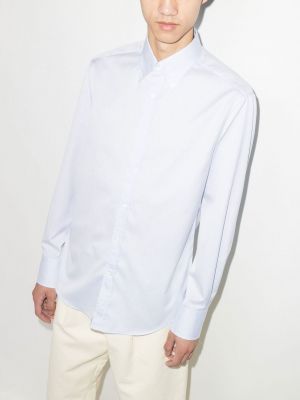 Bavlněná slim fit košile Brunello Cucinelli