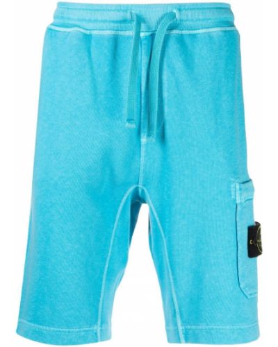 Pantalones cortos deportivos Stone Island azul