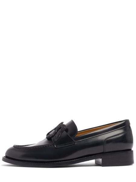 Læder loafers Rene Caovilla sort