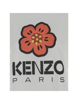 Camisa de flores con estampado Kenzo blanco