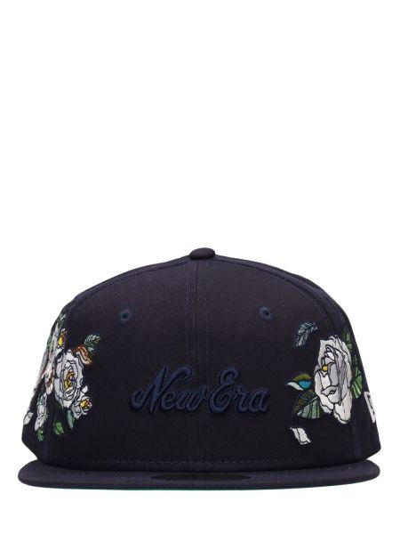 Kapa s šiltom s cvetličnim vzorcem New Era modra