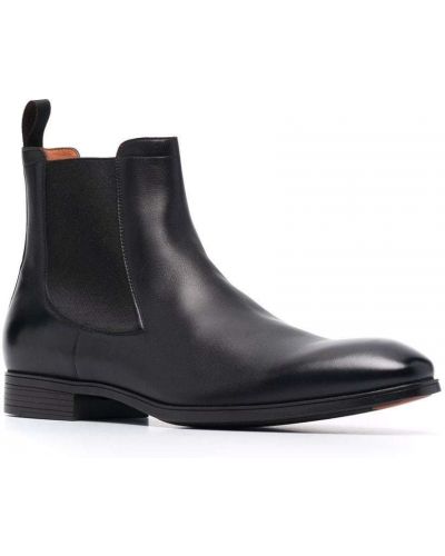 Chelsea boots en cuir Santoni noir