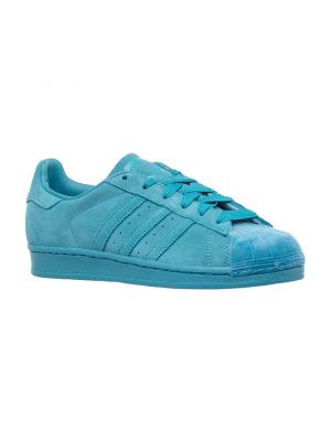Кроссовки Adidas Superstar голубые