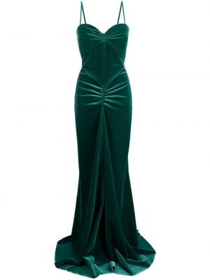 Aksamitna sukienka wieczorowa Chiara Boni La Petite Robe zielona