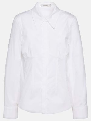 Βαμβακερό πουκάμισο Dorothee Schumacher λευκό