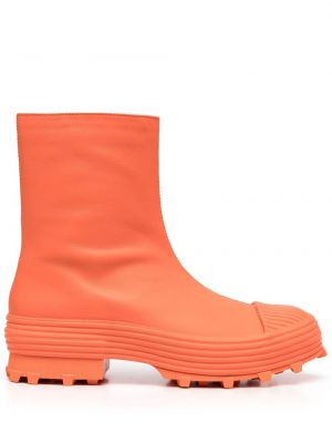 Кожени обувки до глезена Camperlab оранжево