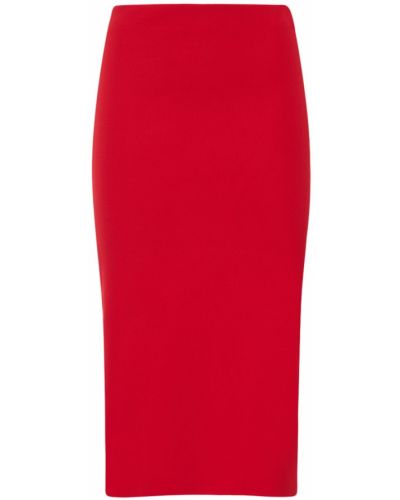 Viskózové sukně Marc Jacobs červené