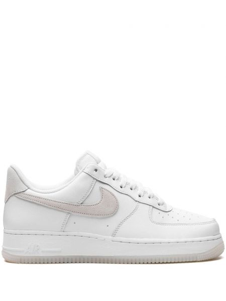 Læder sneakers Nike Air Force 1 hvid