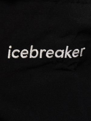 Spodnie z wełny merino Icebreaker czarne