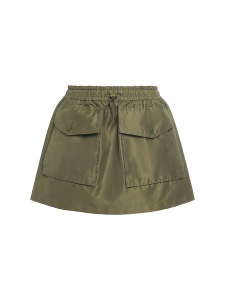 Mini sijonas Moncler žalia
