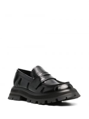 Chunky nahast loafer-kingad Alexander Mcqueen must