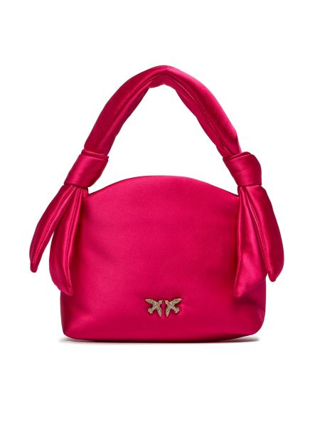Satenska torbica Pinko ružičasta
