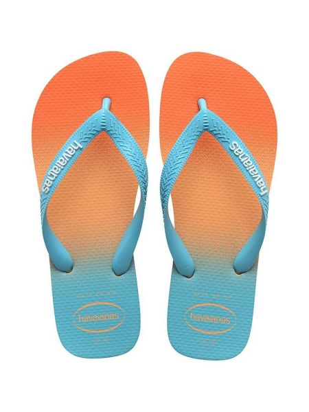 Sandale cu toc cu toc plat Havaianas albastru