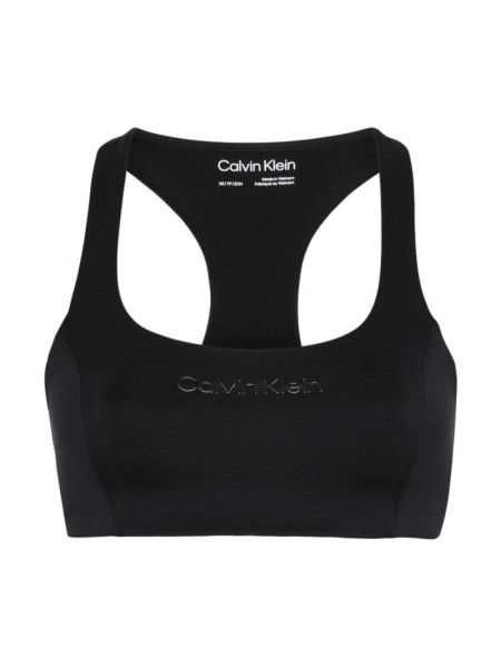 Czarny biustonosz sportowy Calvin Klein