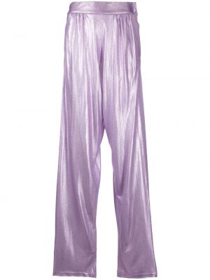 Pantaloni cu croială lejeră Tom Ford violet