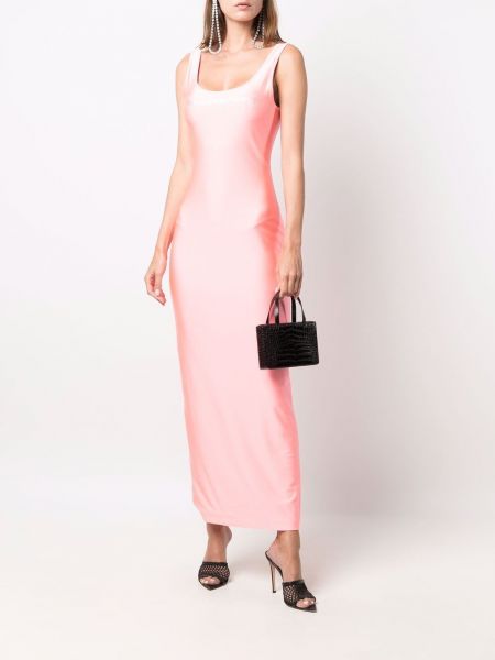 Sukienka długa Alexander Wang różowa