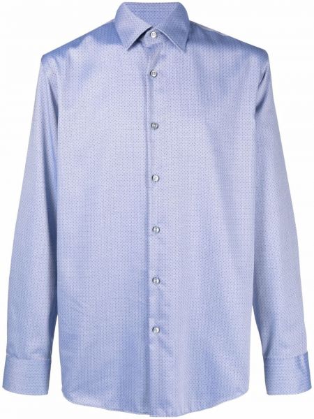 Camisa manga larga Hugo azul