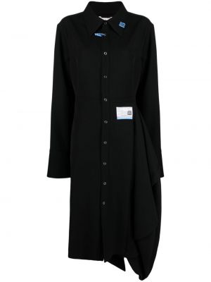 Φόρεμα Maison Mihara Yasuhiro μαύρο